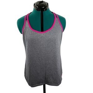 Target Grey and Pink Athletic Top